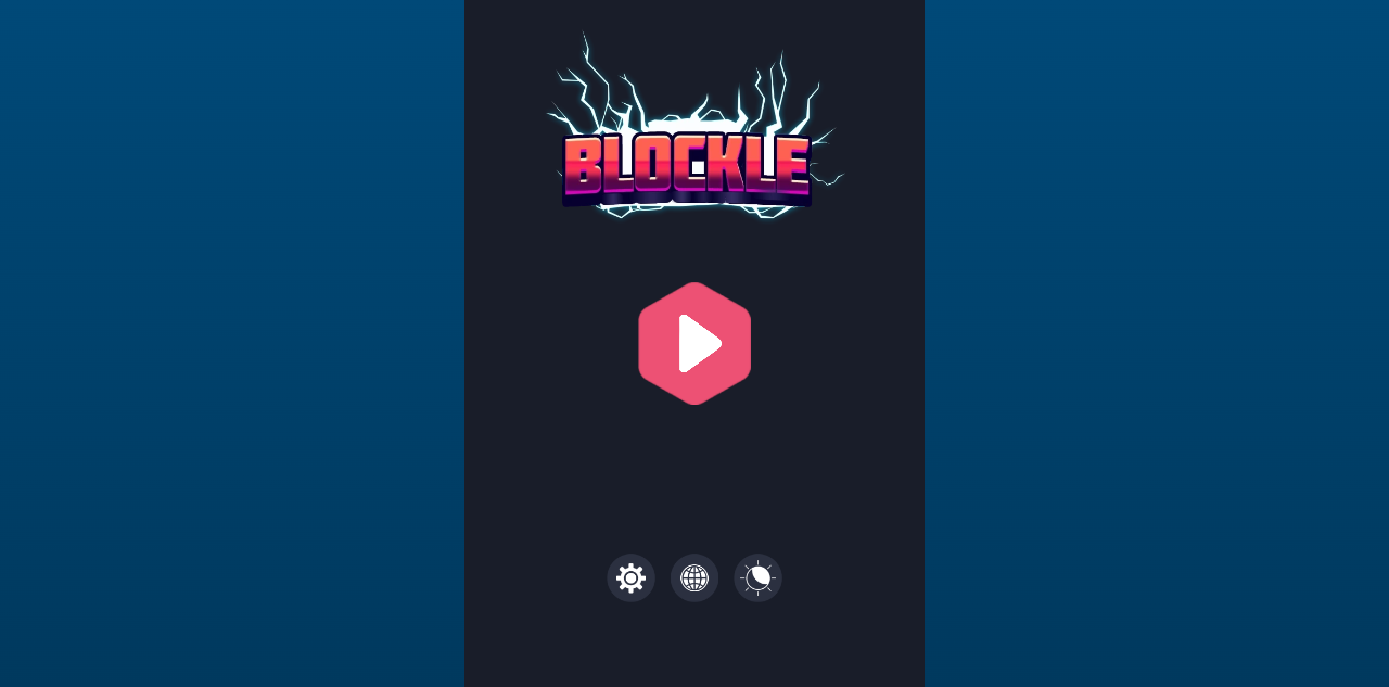 Hands-on capture of Blockle: Strategic Block Puzzle with Five Game Modes (Main menu or character select)