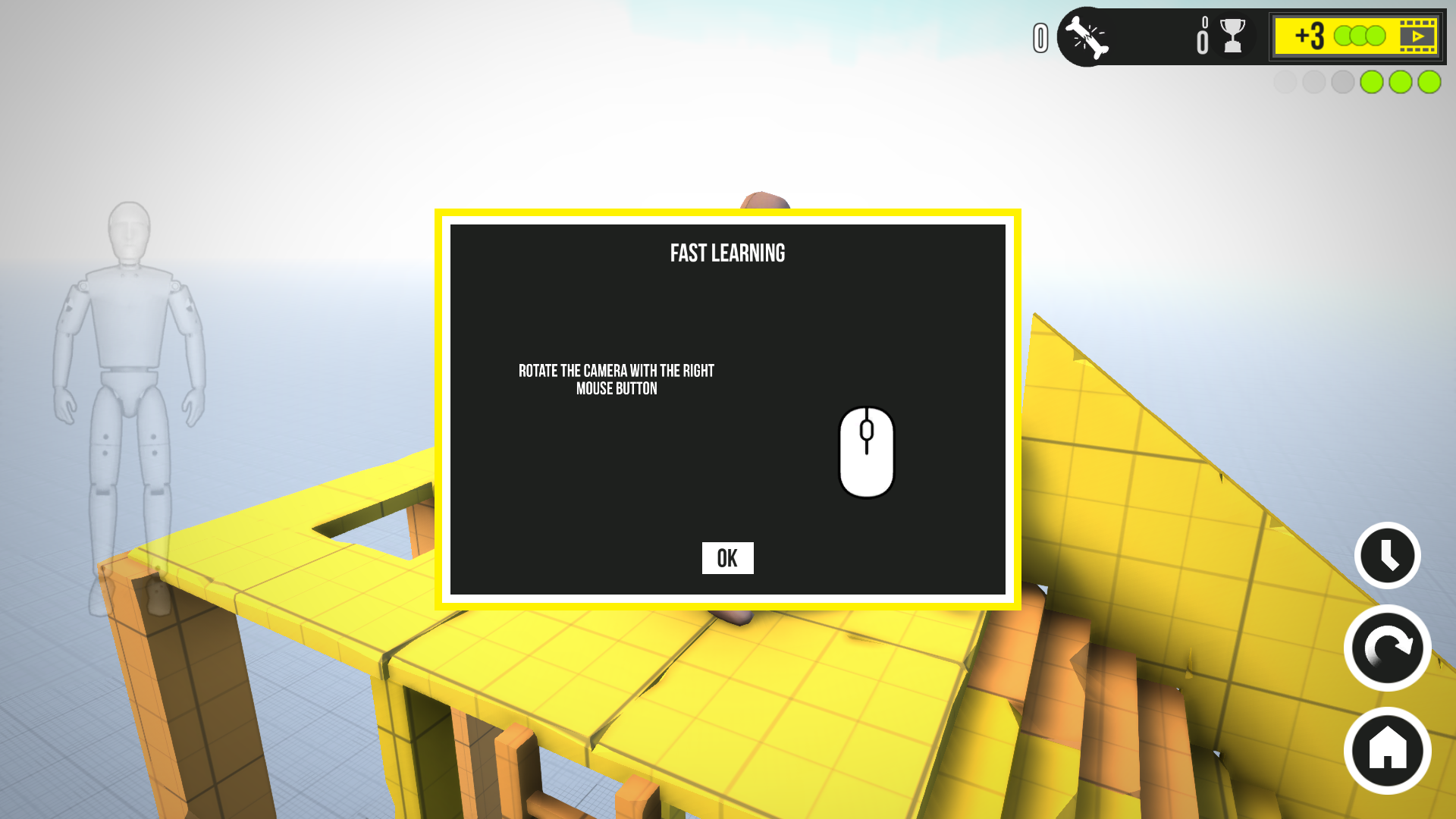 Hands-on capture of Body Drop 3D: Ragdoll Physics Puzzle Browser Game (In-game moment captured during our playtest)