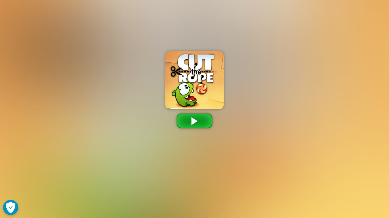 Hands-on capture of Cut The Rope: The ZeptoLab Classic, Official Build, Play-Tested to a Cleared Level (Title / loading screen)