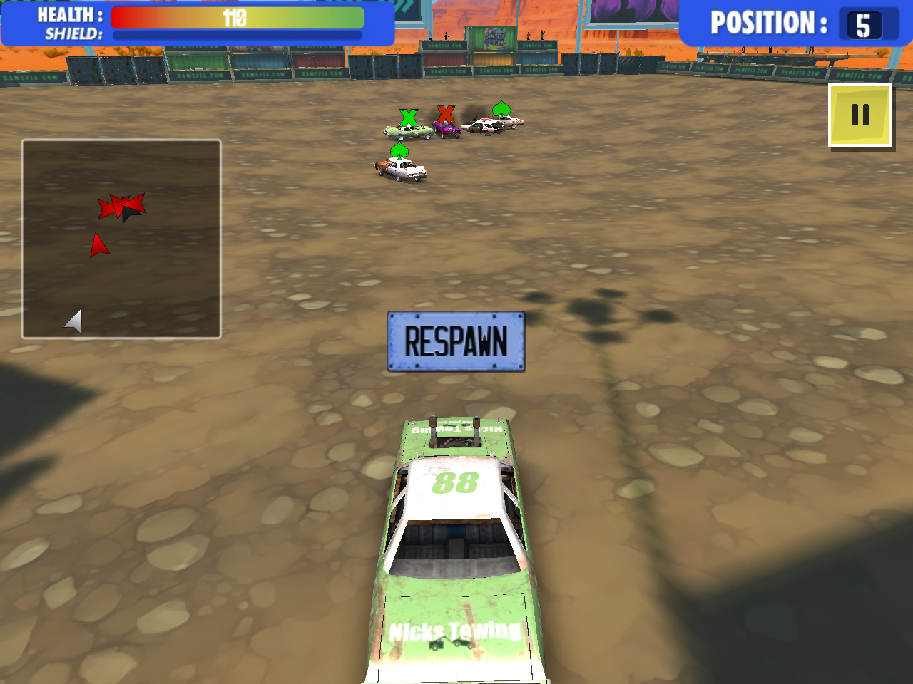 Hands-on capture of Demolition Derby Life (In-game moment captured during our playtest)