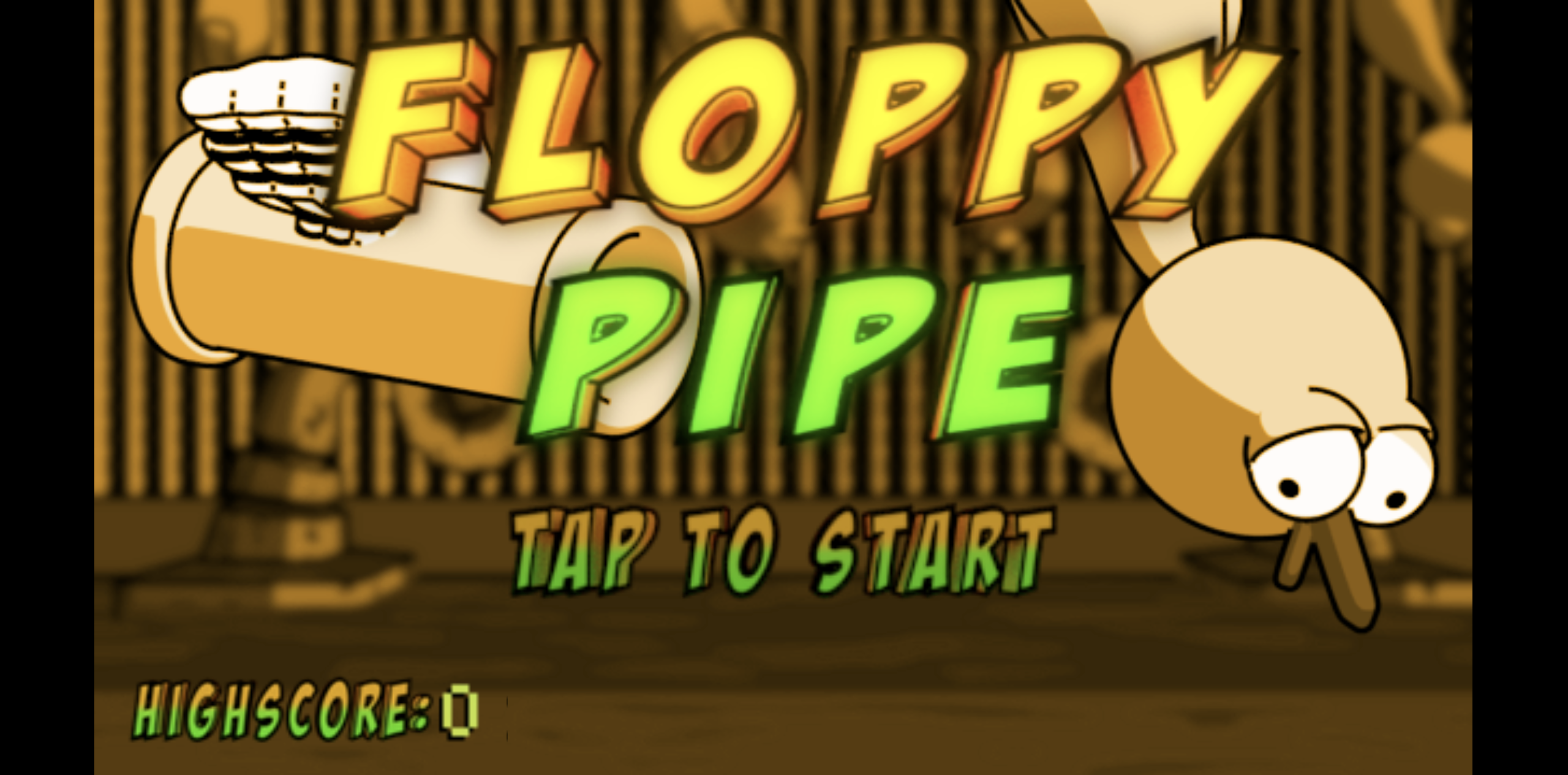 Hands-on capture of Floppy Pipe (Main menu or character select)