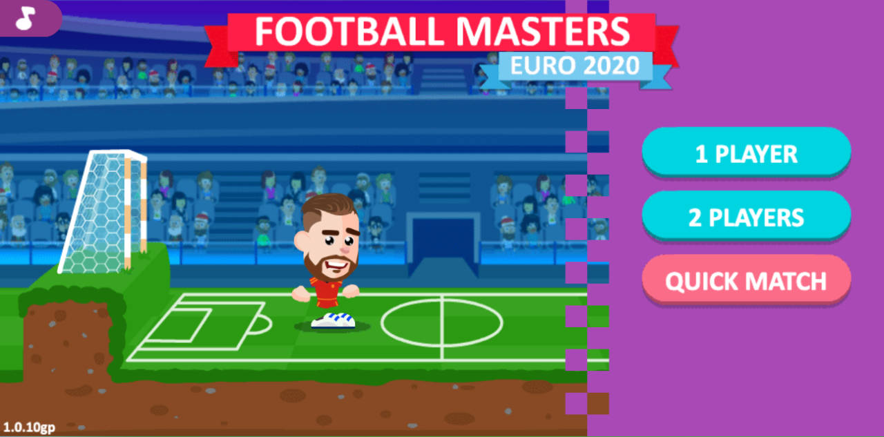 Hands-on capture of Football Masters (Main menu or character select)