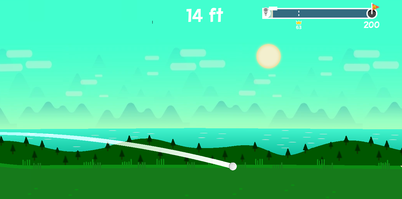 Hands-on capture of Golf Orbit (In-game moment captured during our playtest)