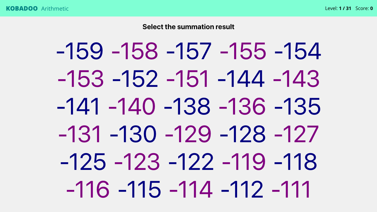 Hands-on capture of Kobadoo Arithmetic (In-game moment captured during our playtest)