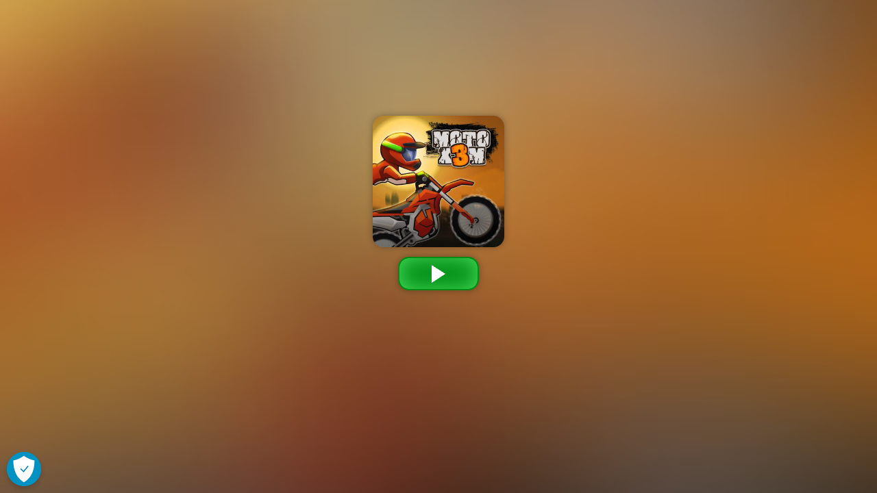 Hands-on capture of Moto X3M: The Bike-Flip Classic, Play-Tested on the Official Famobi Build (Title / loading screen)
