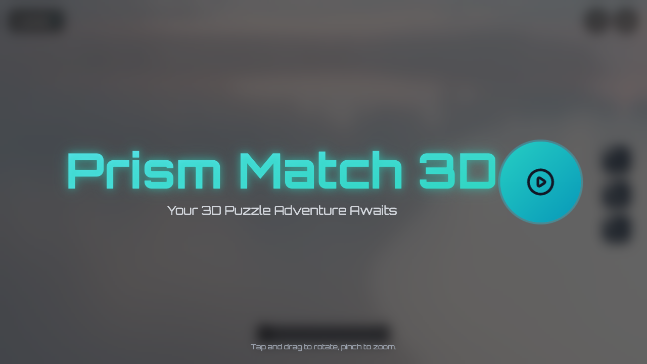 Hands-on capture of Prism Match 3D: The Triple-Match Puzzle Where the Pile Is Yours to Spin (Main menu or character select)
