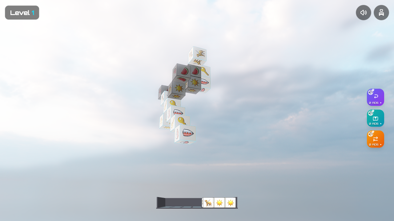 Hands-on capture of Prism Match 3D: The Triple-Match Puzzle Where the Pile Is Yours to Spin (In-game moment captured during our playtest)