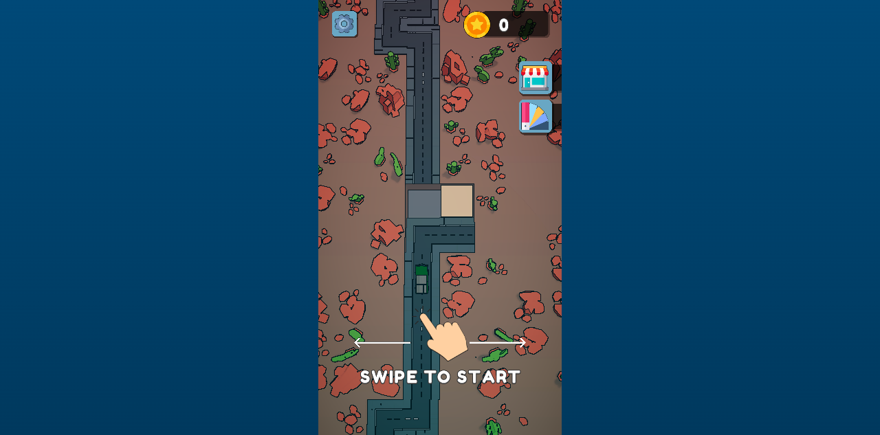 Hands-on capture of Puzzle Drive (Main menu or character select)