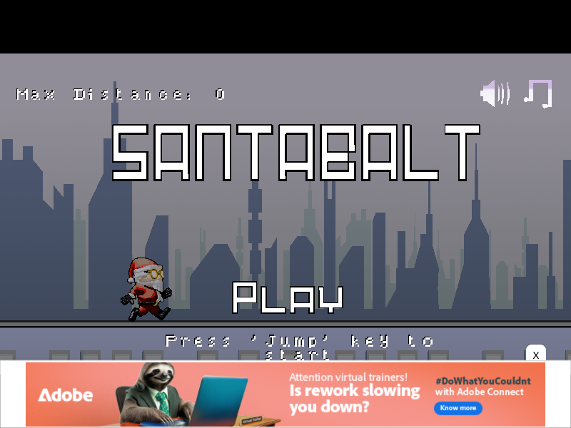 Hands-on capture of Santabalt (Main menu or character select)