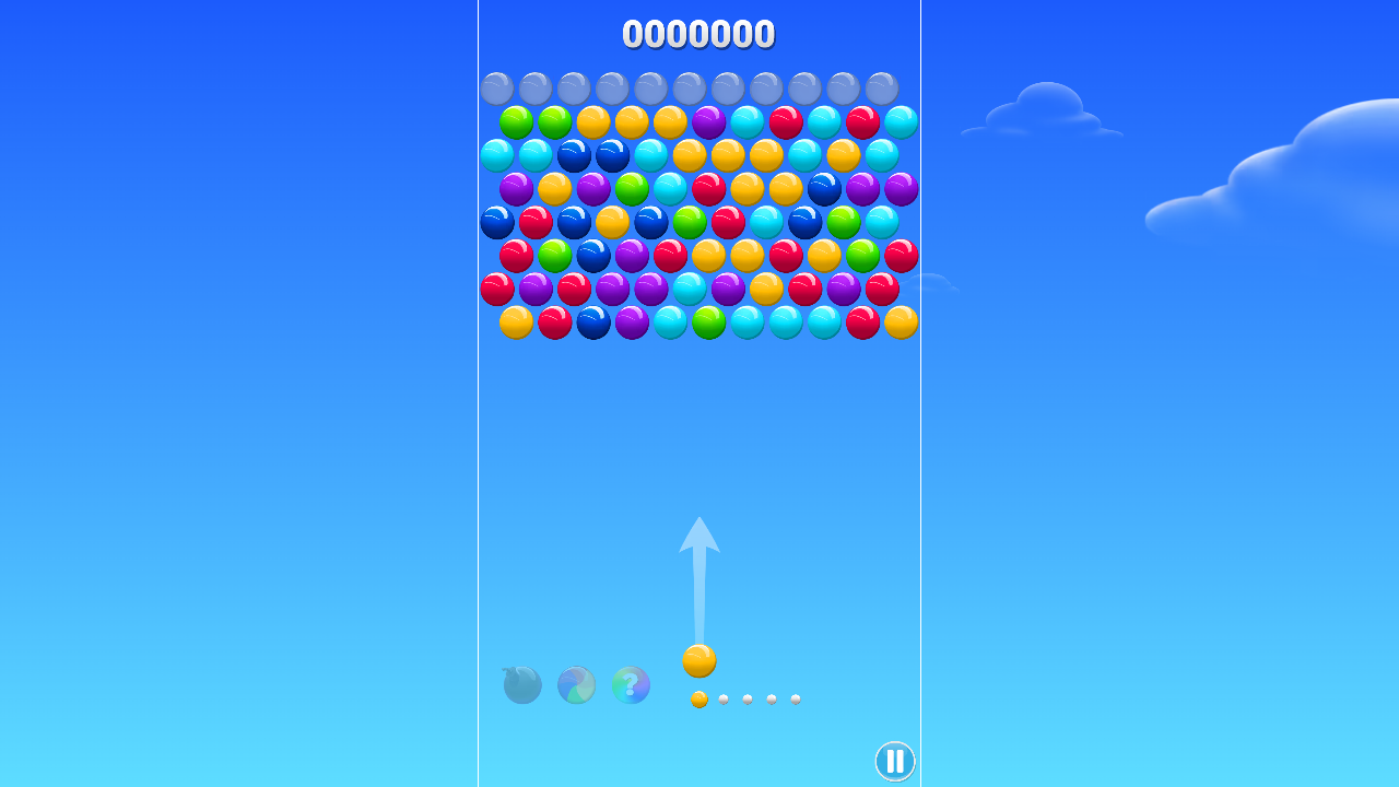Hands-on capture of Smarty Bubbles: The Portal-Era Bubble Shooter Legend, Official Build, Play-Tested (Main menu or character select)