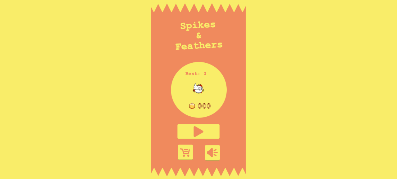 Hands-on capture of Spikes & Feathers (Main menu or character select)