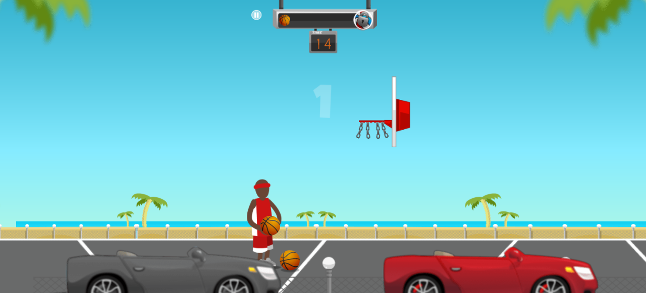 Hands-on capture of Street Ball Jam: A One-Touch Basketball Arcade Game (In-game moment captured during our playtest)