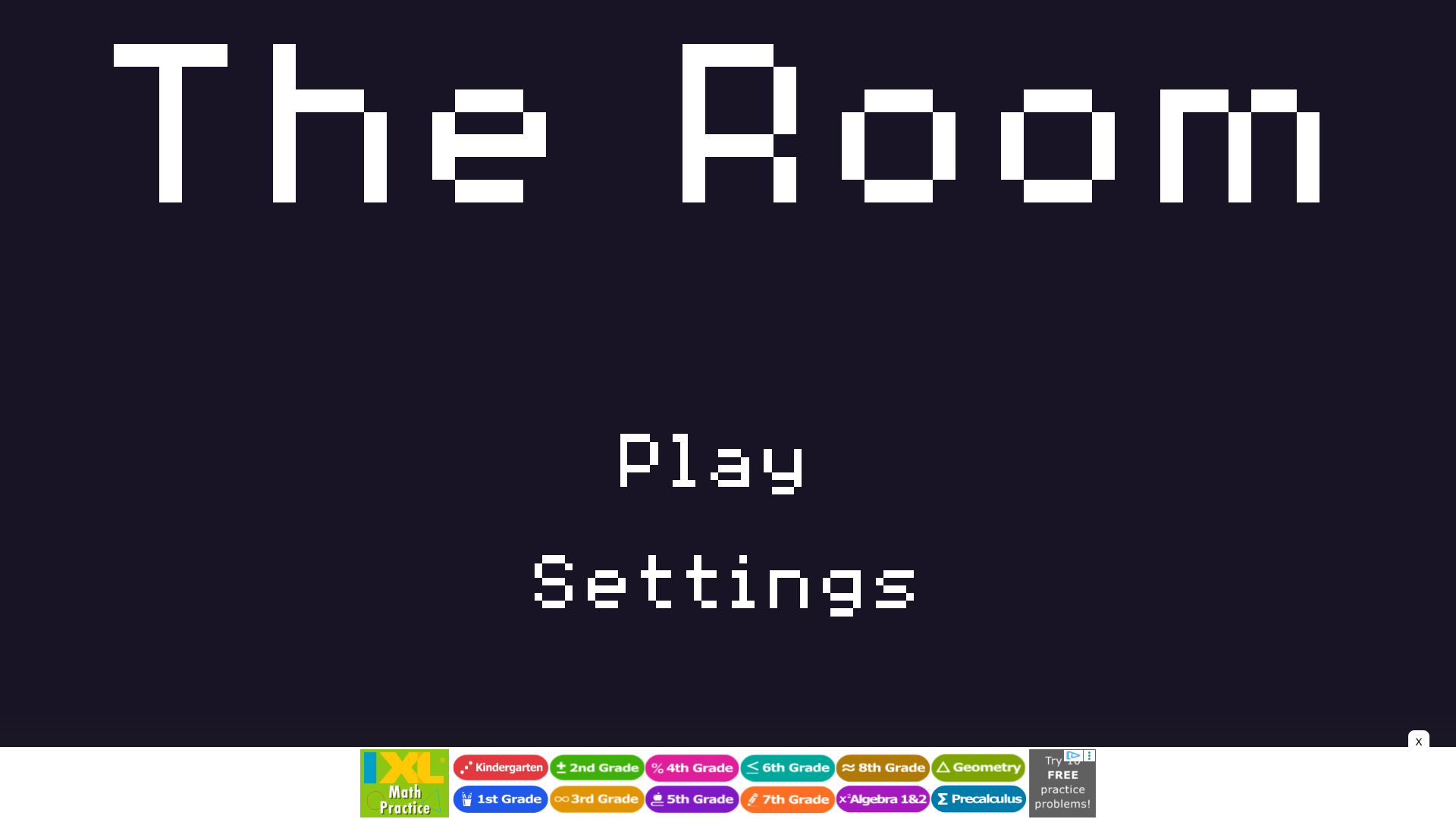 Hands-on capture of The Room (Main menu or character select)