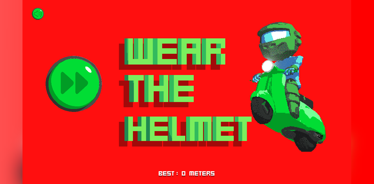 Hands-on capture of Wear the Helmet: A Scooter Endless Runner with a Road Safety Twist (Main menu or character select)